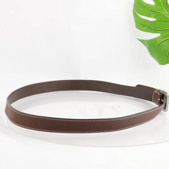 Timberland PRO Mens Belt Size 52 3XL Brown Leather 1 1/2" Wide Casual Work - Picture 3 of 14